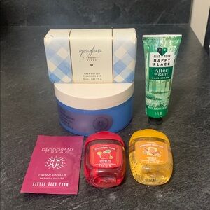 Bath & Body Works Gingham Shea Butter Bar and After the Rain Hand Cream Set